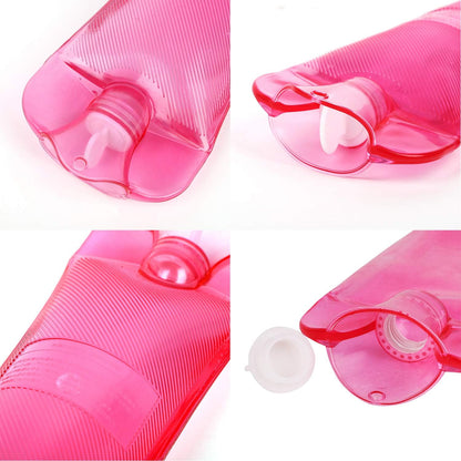 Hot Water Bottle, U Shaped PVC Explosion-Proof Hot Water Bottle Heating Pads Neck Shoulder Hand Warmer Heat Pack Hot Cold Therapy Pain Relief Neck Relaxing Warming Heating Wrap Pillow Hot Water Bag
