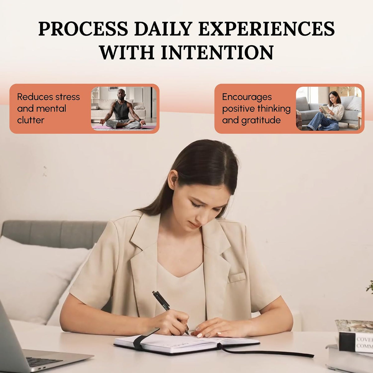Tayri End of Day Journal – 5 Minute Daily Gratitude & Reflection Notebook