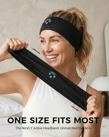 Navly Sleep Headphones Bluetooth Headband for Side Sleepers
