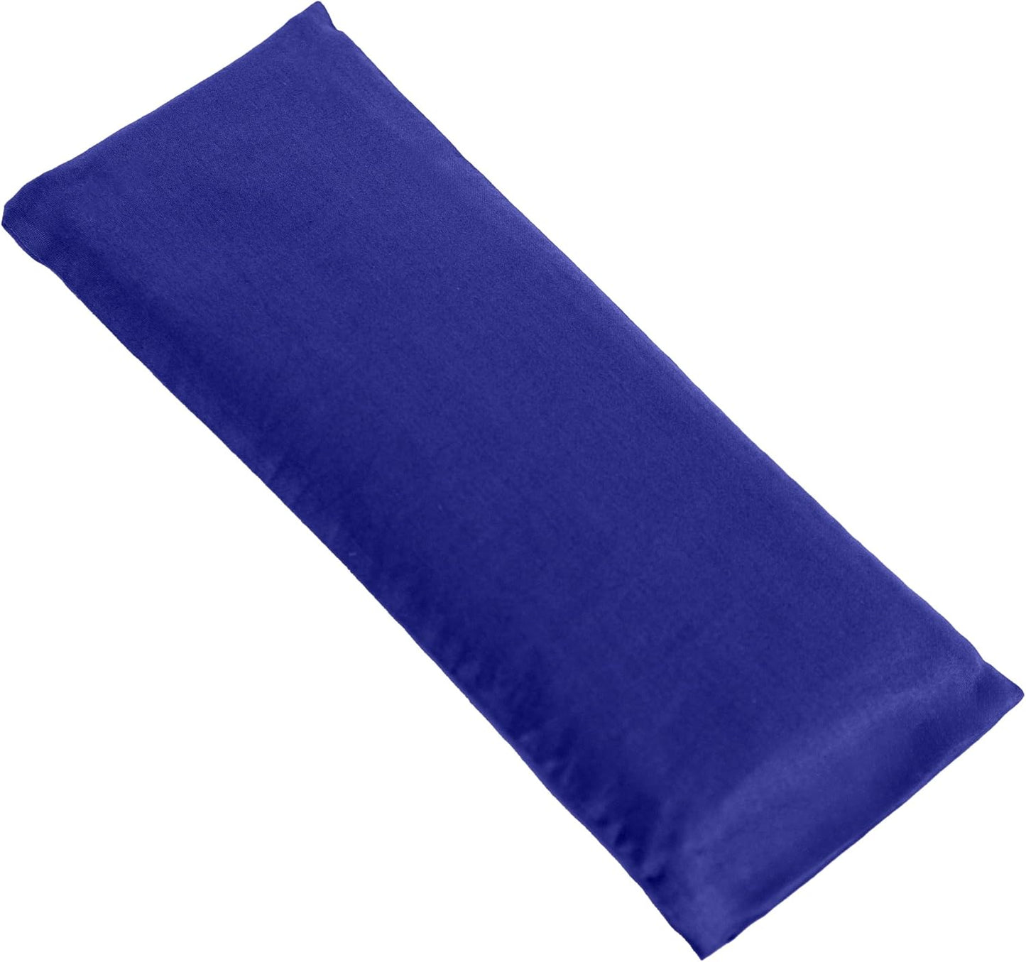 4-Pack Unscented Sateen Eye Pillows, Low-Luster, 9’’ x 4’’ Flaxseed Weighted Eye Mask for Sleeping, Hot or Cold Therapy for Relaxation, Migraine, and Headache, Assorted