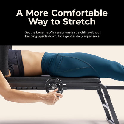Sunny Health & Fitness Decompression Stretch Table for Back Pain Relief