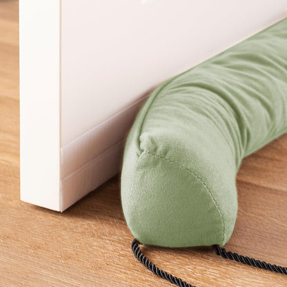 Door Draft Stopper with Removable Washable Cover, 38", Black | Weighted Gap Filler, Blocks Hot and Cold Air, All-Season Seal, Easy Install, Noise & Wind Blocker, Home Essentials