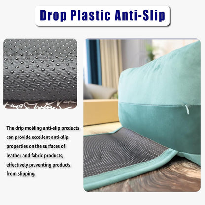 Adjustable Headrest Pillow for Recliners and Armchairs - Non-Slip Velvet Cushion for Neck Support and Pain Relief (Gray)