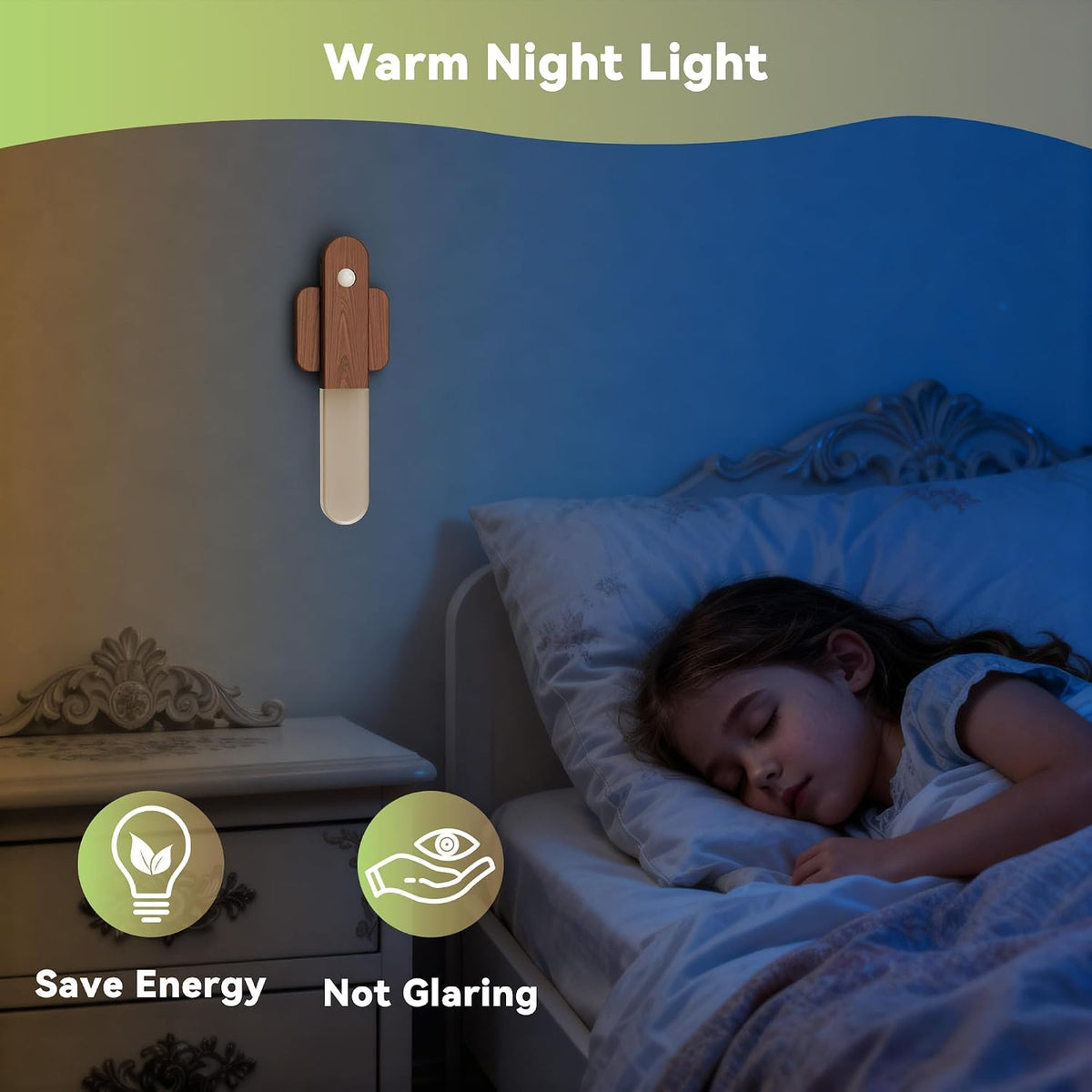 iThird Motion Sensor Light Indoor, 2200mAh Rechargeable Wall Sconce
