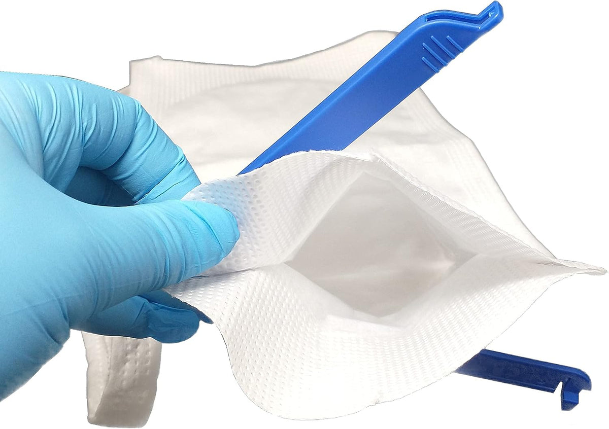 Vakly Large Refillable Ice Bags 6.5 x 14 [Pack of 5] – Reusable Ice Pack with Clamp Closure, Soft Outer Covering & Leak-Resistant Inner Layer for Hospital, Home & Sports Use