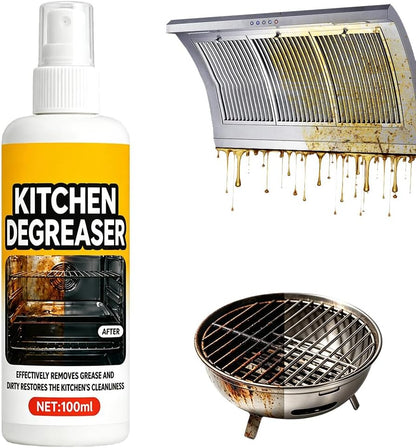 Greasekiller Spray,Bbq Cleaner and Degreaser, Grill Cleaner Spray Degreaser Spray, Fast-Acting Grease Removal, Effectively Removes Grease For Bbq Grate,Grill Lid, Oven And Smokers (1)