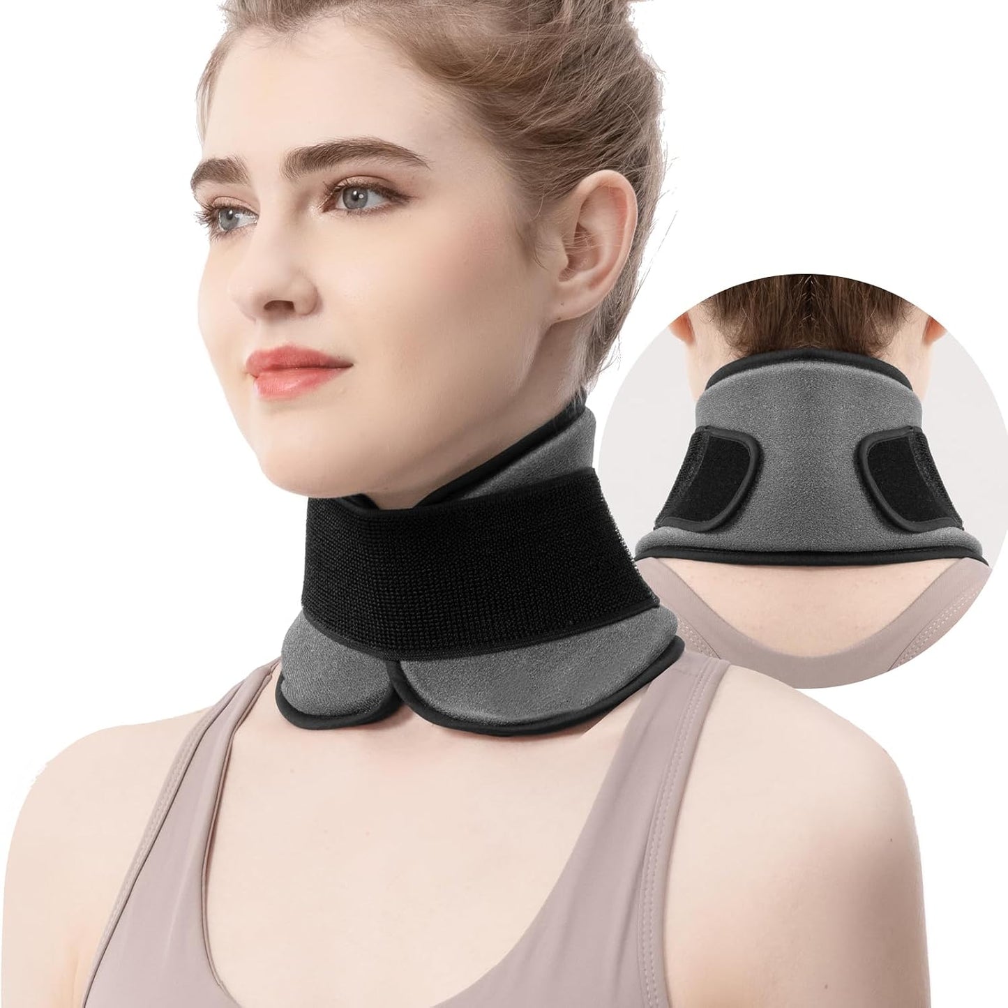 Neck Ice Pack Reusable Soft Gel Wrap Ice Collar for Neck, Wisdom Teeth Ice Pack Head Wrap Face Jaw Versatile Cooling Cold Compress for Cervical Injuries Pain Surgery Recovery