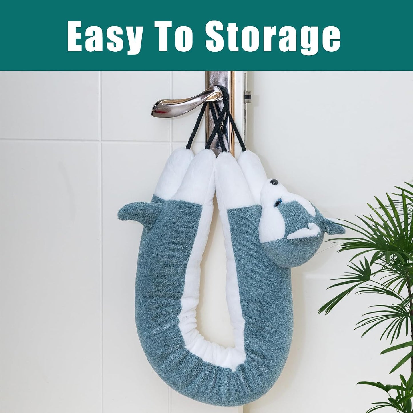Under Door Draft Stopper Decorative Wind Stopper 36 inch for Door & Window, Weighted Animal Air Draft Stopper for Bottom of Door with Hanging Loops - Brown Dog