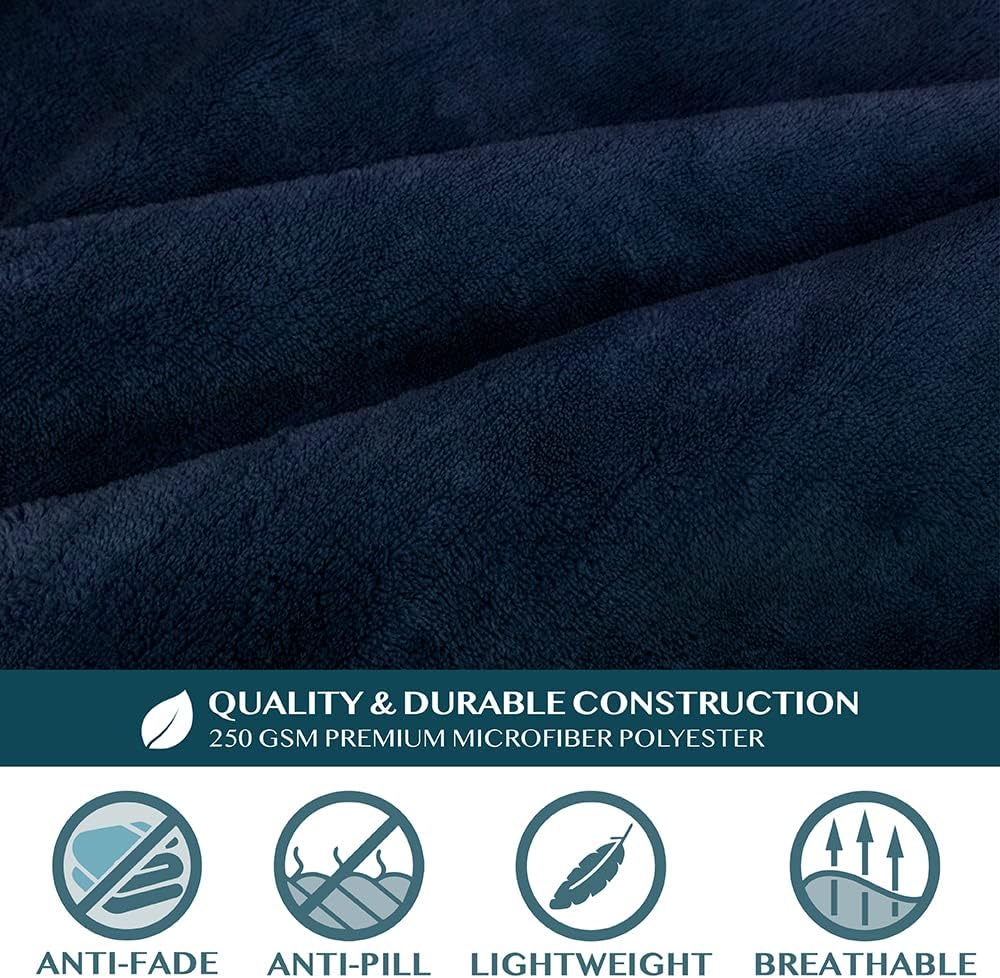 PAVILIA Blanket with Sleeves for Adult Women Men, Soft Warm Wearable Blanket Fleece Wrap Throw, Robe Blanket Gift