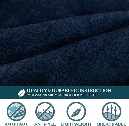 PAVILIA Blanket with Sleeves for Adult Women Men, Soft Warm Wearable Blanket Fleece Wrap Throw, Robe Blanket Gift