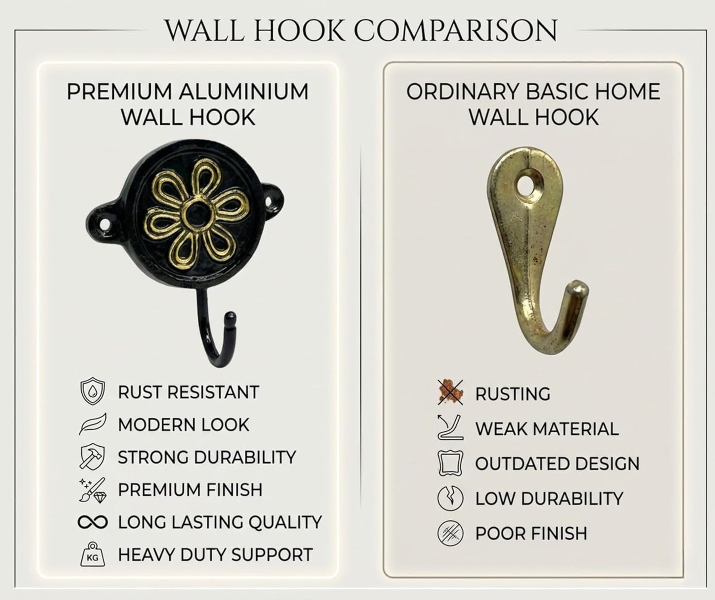 Aluminium Dog Paw Wall Hook for Wall Decor – Rustic Pet-Themed Coat Hook for Keys, Leashes, Towels, Hats & Bags – Decorative Heavy Duty Wall Mounted Hook for Entryway, Bathroom & Bedroom