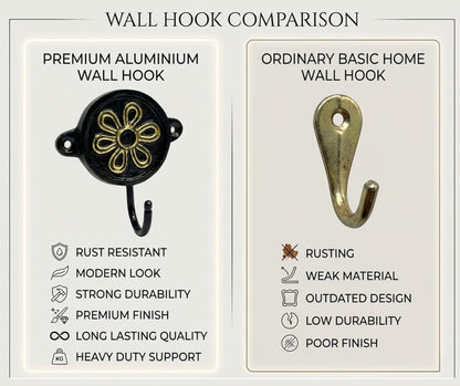 Aluminium Dog Paw Wall Hook for Wall Decor – Rustic Pet-Themed Coat Hook for Keys, Leashes, Towels, Hats & Bags – Decorative Heavy Duty Wall Mounted Hook for Entryway, Bathroom & Bedroom