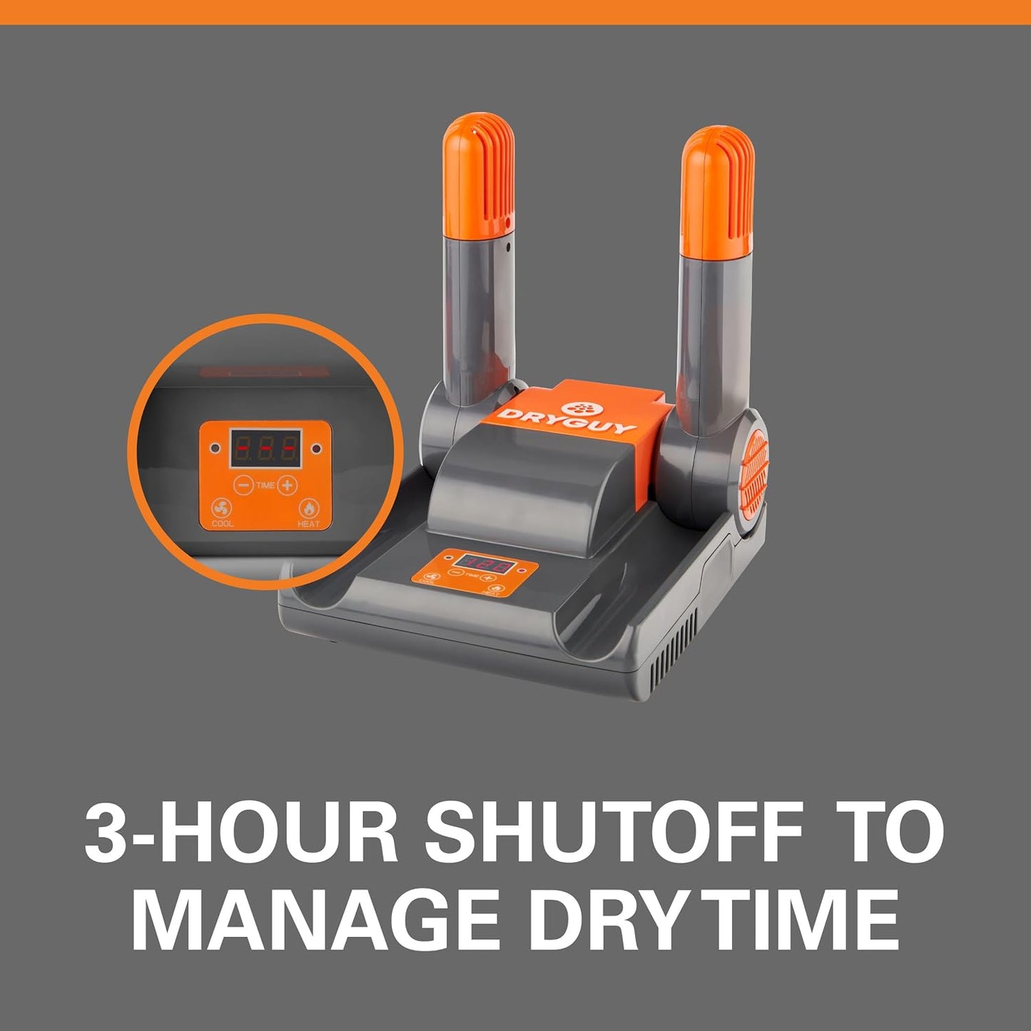 DryGuy Shoe, Boot, Garment & Gear Electric Dryer, Quick Drying for Ski, Work, Sports Equipment – Energy Efficient, Odor Eliminating Design, Home or Garage Use,4 Port, Heat + Fan (Dry time: 1-3hrs)
