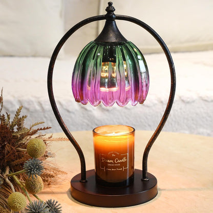 GOODBUY Candle Warmer Lamp with Timer Dimmable: Electric Candle Warmer Birthday Gifts for Women Mom - Candle Lamp Warmer House Warming Gifts New Home Decor - Wax Warmer for Jar Candles with 2 Bulbs