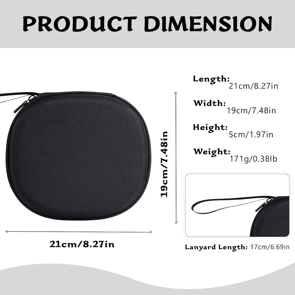 Case for Book Reading Light Compatible with Glocusent & Gritin
