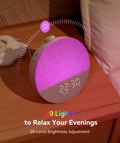 Dreamegg Sunrise 1 Pro, Sunrise Alarm Clock, Sound Machine for Sleep
