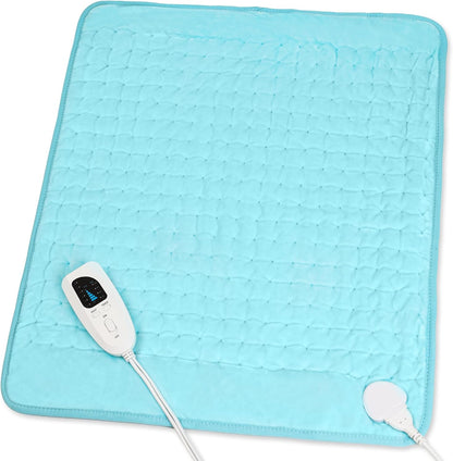 Heating Pad,Heated Blanket,Heating Pad for Back Neck,Grey,24x12 Inch | Electric Heating Pad,Dry/Moist Heat Heating Pads,Heating Pads for Shoulder,Abdomen,Heat Pad for Women Men,Birthday Gift