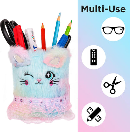 Happynear Glasses Holder, Cute Eyeglass Holder, Glasses Holder for Nightstand, Desk and Dresser, Gifts for Boys and Girls