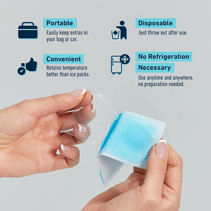 Cooling Patches for Fever and Headache, 20 Pack Migraine Relief for Kids