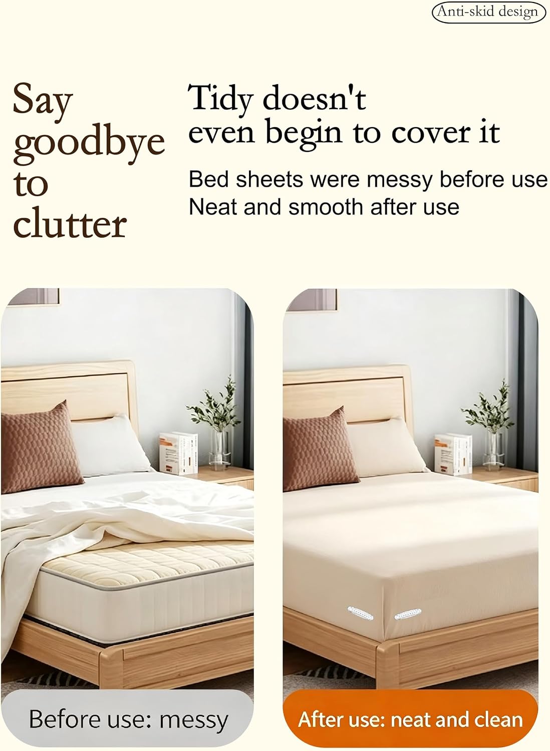 Bed Sheet Grippers 4pc Upgrade for Corners,NonSlip Heavy Duty Sheet Holders