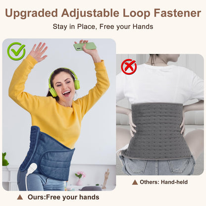 IGXHAVIZ Heating Pad with Adjustable Belt