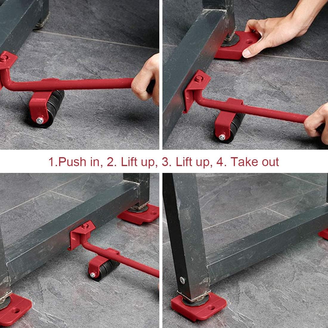 Heavy Duty Furniture Lifter Transport Mover Tool for Sofa，Refrigerator