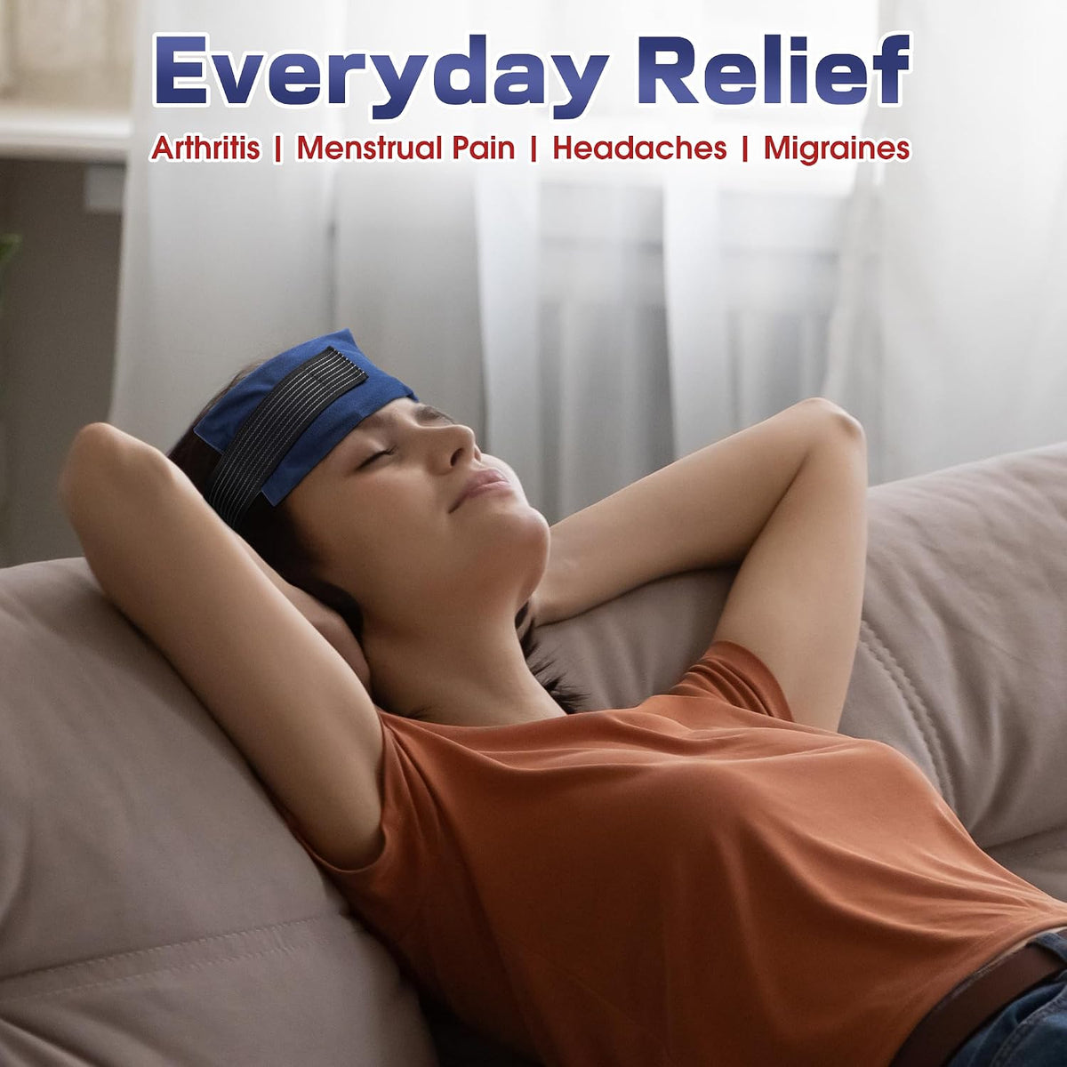 6 Pack Hot and Cold Gel Ice Packs for Injuries Reusable for Pain Relief