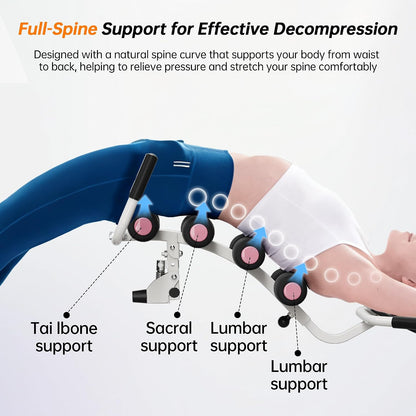 Inversion Table for Back Pain Relief - 350lbs Capacity, Improve Posture and Spinal Health - Ideal for Home and Gym Use