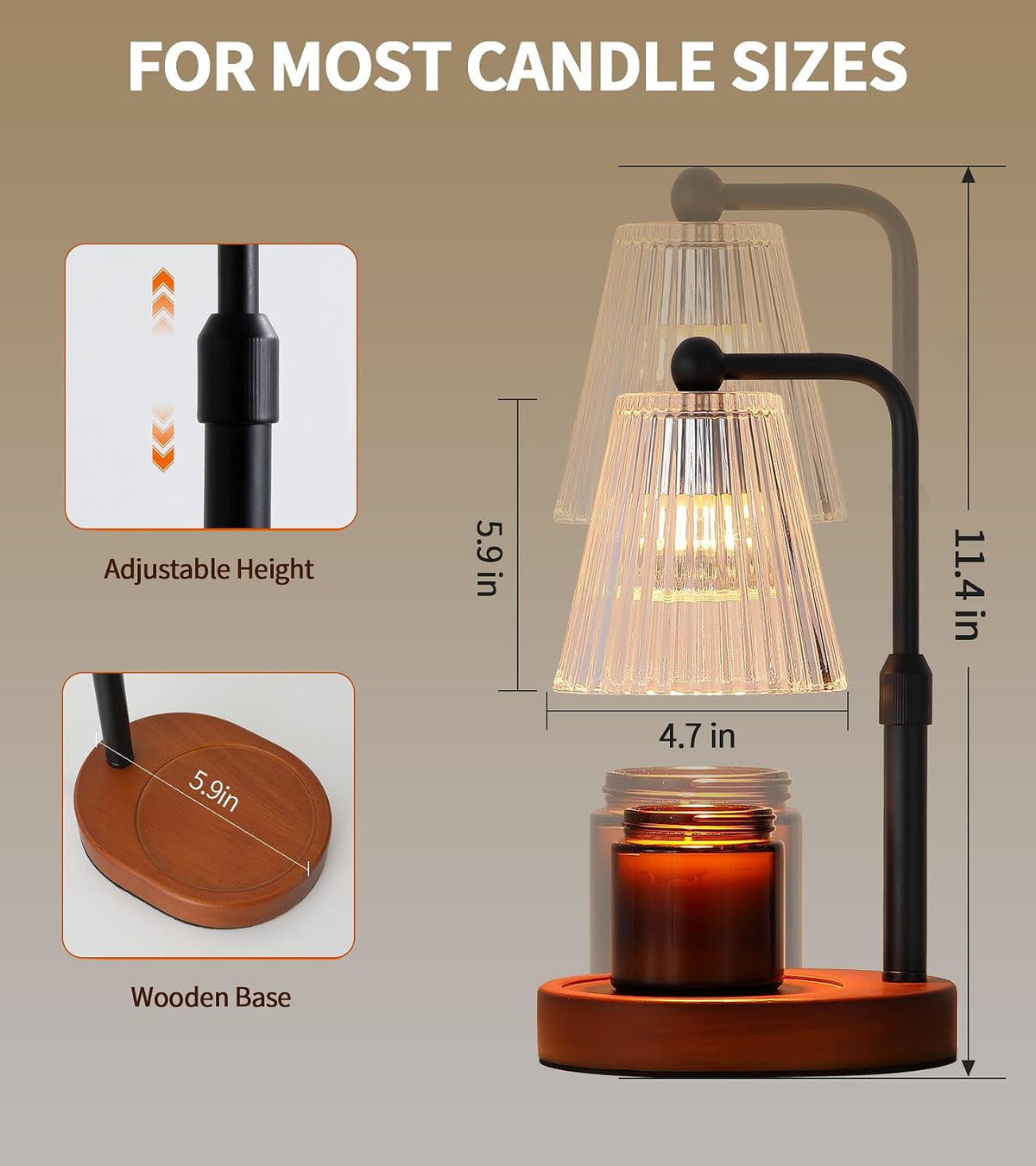 MEXISUE Candle Warmer Lamp with Timer, Bird Candle Warmer Lamp with Jar Candles,Wax Melt Warmer for Housewarming Gift, Birthday Mother's Day Valentines Gifts for Women,Mom,Sister,Bedroom Decor