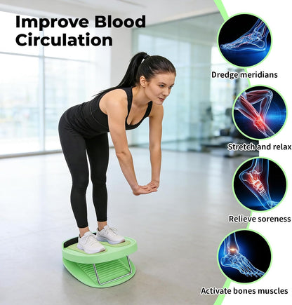 Adjustable Calf Stretcher Slant Board, 15-Level Incline for Ankle Rehab