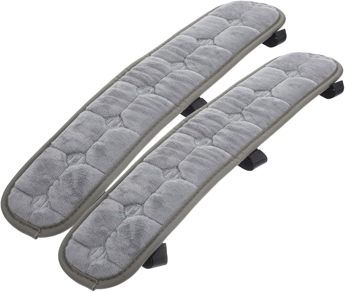 Angoily Office Chair Armrest Covers, 2Pcs Office Removable Arm Rest Covering, Gaming Computer Elastic Chair Armrest Desk Comfy Seat Hand Rest Protector for Home and Work Replacement (Grey)