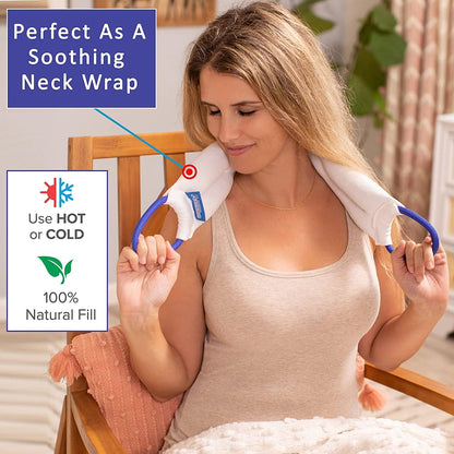 Bed Buddy 2-Pack Microwave Heating Pad for Sore Muscles, Heat Pad for Aches and Pain, Microwavable Heating Pads, Rice Bags for Heat Therapy, Cold and Heated Wrap and Warmer for Back, Neck, Joints