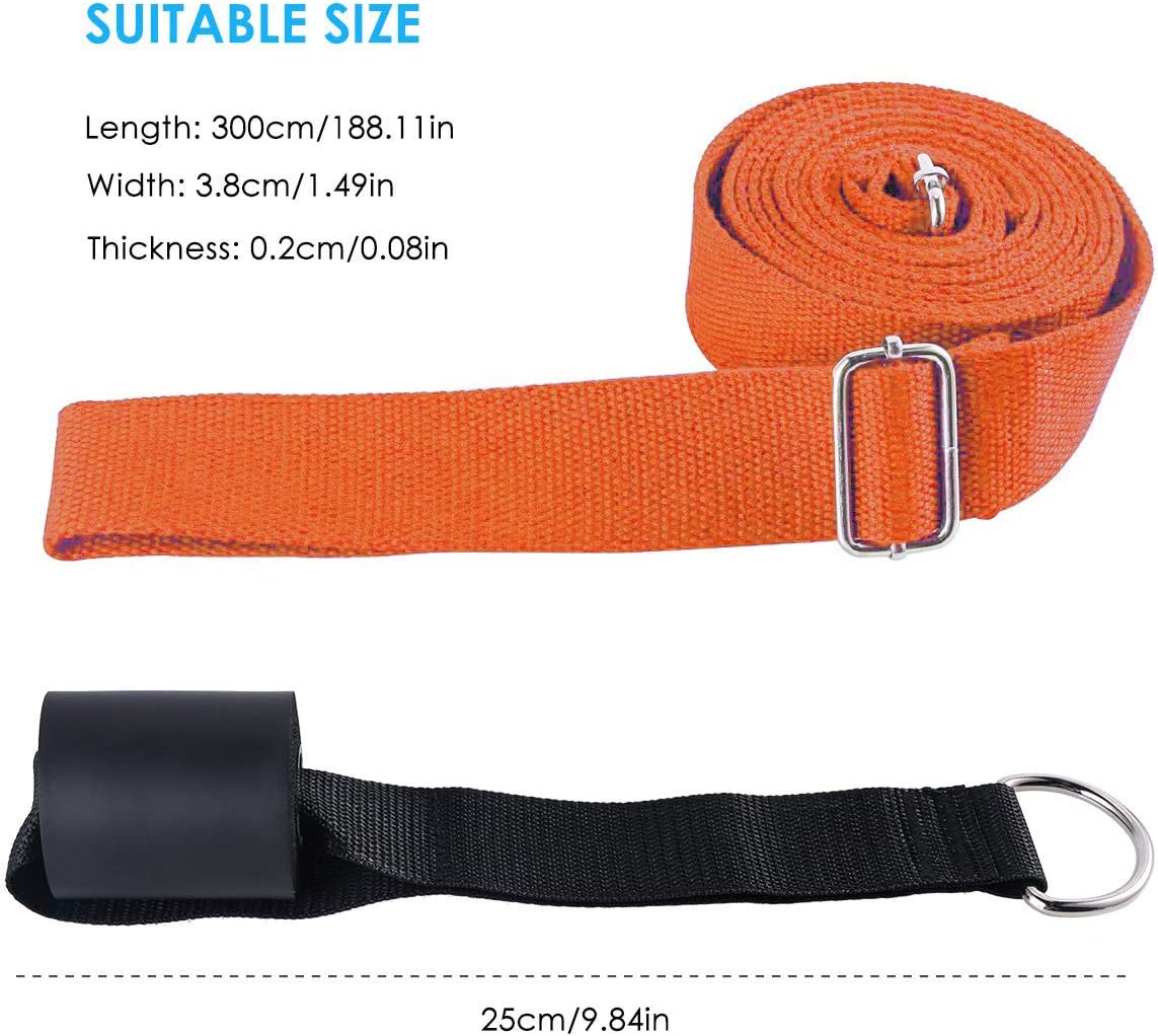 Leg Stretcher, Door Flexibility & Stretching Leg Strap - Great for Ballet Cheer Dance Gymnastics or Any Sport Leg Stretcher Door Flexibility Trainer Premium Stretching Equipment
