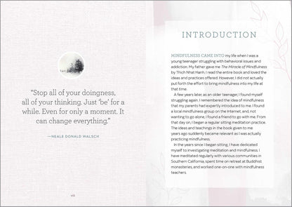 A Mindfulness for Beginners Journal: Prompts and Practices for Living in the Moment