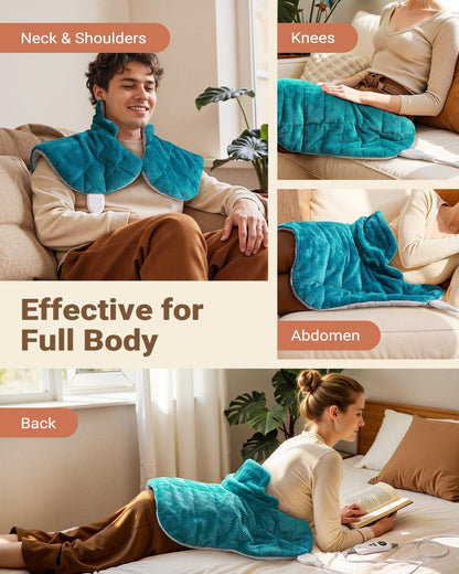 iDOO Graphene-Infused Heating Pad, Christmas Birthday Gift for Women Men
