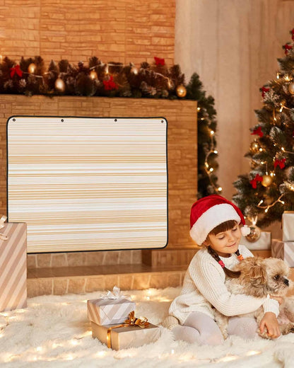 Magnetic Fireplace Cover Purple Stripes Fireplace Screen Decorative Classic Striped Lines Insulation Fireplaces Blocker Blanket Save Energy Fireplaces Draft Stopper Covers for Living Room 36x30 Inch