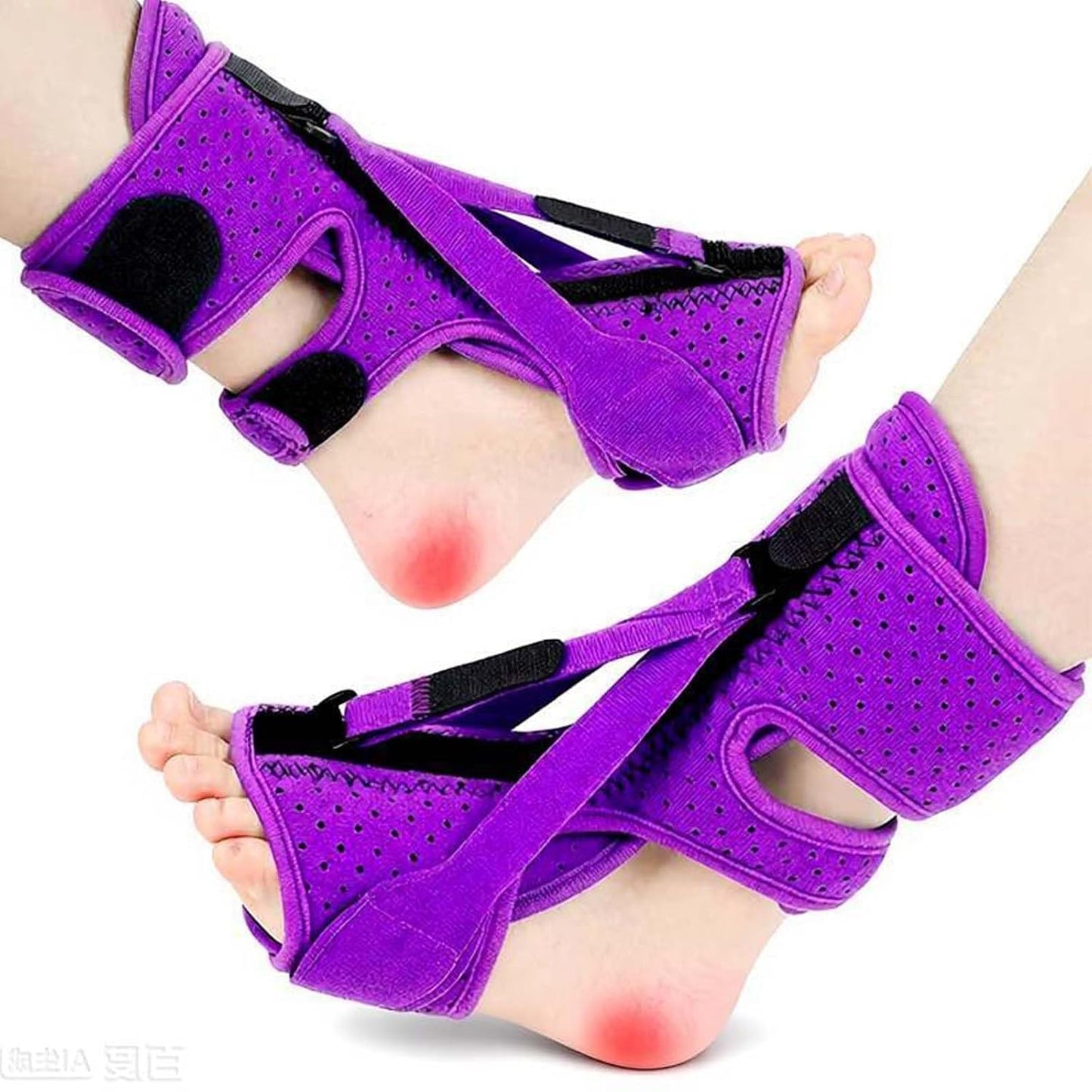 2026 Upgrade Plantar Fasciitis Night Splint for Men Women, Adjustable Achilles Tendonitis Brace Relief Foot Drop Brace for Sleeping, Heel Spur Calf Stretcher Dorsal Support Boot