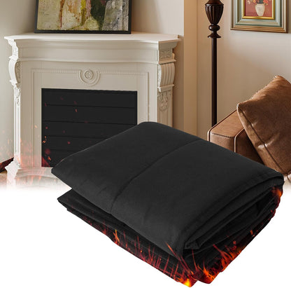 36"×27" Magnent Fireplace Cover,Fireplace Blocker Blanket for Stop Heat Loss and Save Enegry,Indoor Fireplace Draft Stopper with Built-in 12 Strong Magnet for Iron Fireplace Frame