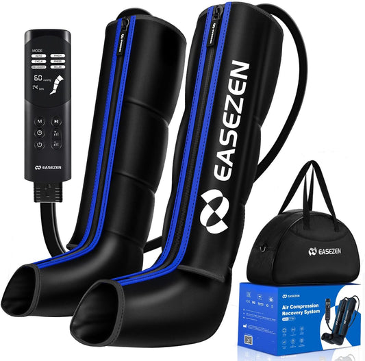 EaseZen Leg Compression Massager for Circulation & Muscle Pain Relief FSA