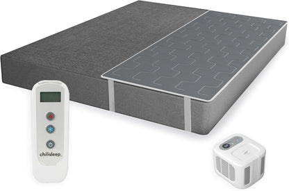 Chilipad Cube Bed Cooling System - Cooling & Heating Mattress Topper, Set Individual Bed Temperature, Cool Sleep Enhancement, Temp Range of 60-115°F, ME Half Queen Bedsize (30"W x 80"L), Model: CP500