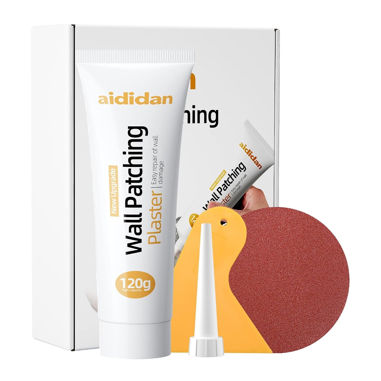 Drywall Repair Kit Wall Patch Repair Kit Spackle Wall Repair Paste | Wall Mending Agent with Scraper, Quick Fix Solution for Home Wall, Wall Surface Hole & Scratch Repair