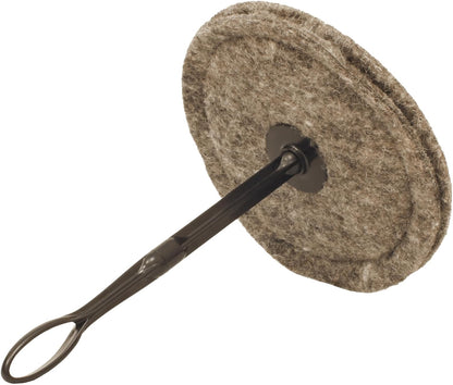Plug for 5-6 Inch Round Chimney Flue - Fireplace Draft Stopper | 100% Herdwick Wool, Reusable, Balloon Alternative, Works Without Damper, Wood Stove Compatible, Made in England,