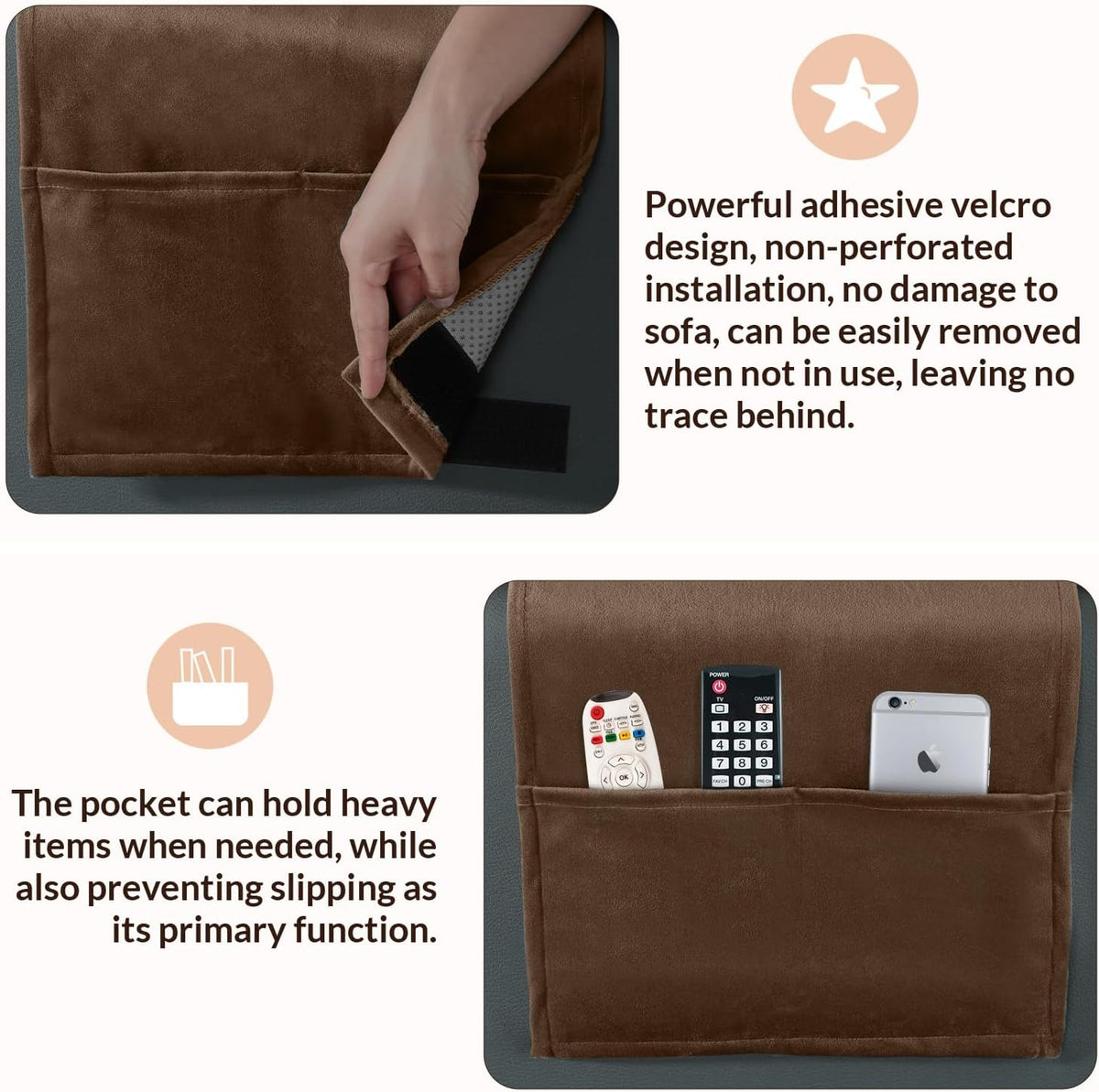 Head Recliner Pillow Adjustable Shredded Memory Foam Headrest Pillows for Recliner Chairs,Non-Slip Velvet Cushion for Pain Relief Neck Support Pillow for Travel Home Sofa Armchair with Zipper Cover