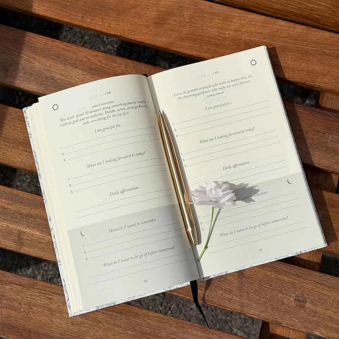 Intelligent Change The Five Minute Journal - Original Daily Gratitude Journal for Women & Men - Mindfulness, Happiness & Daily Reflection - Undated Planner - Affirmation Journal - Gifts for Women