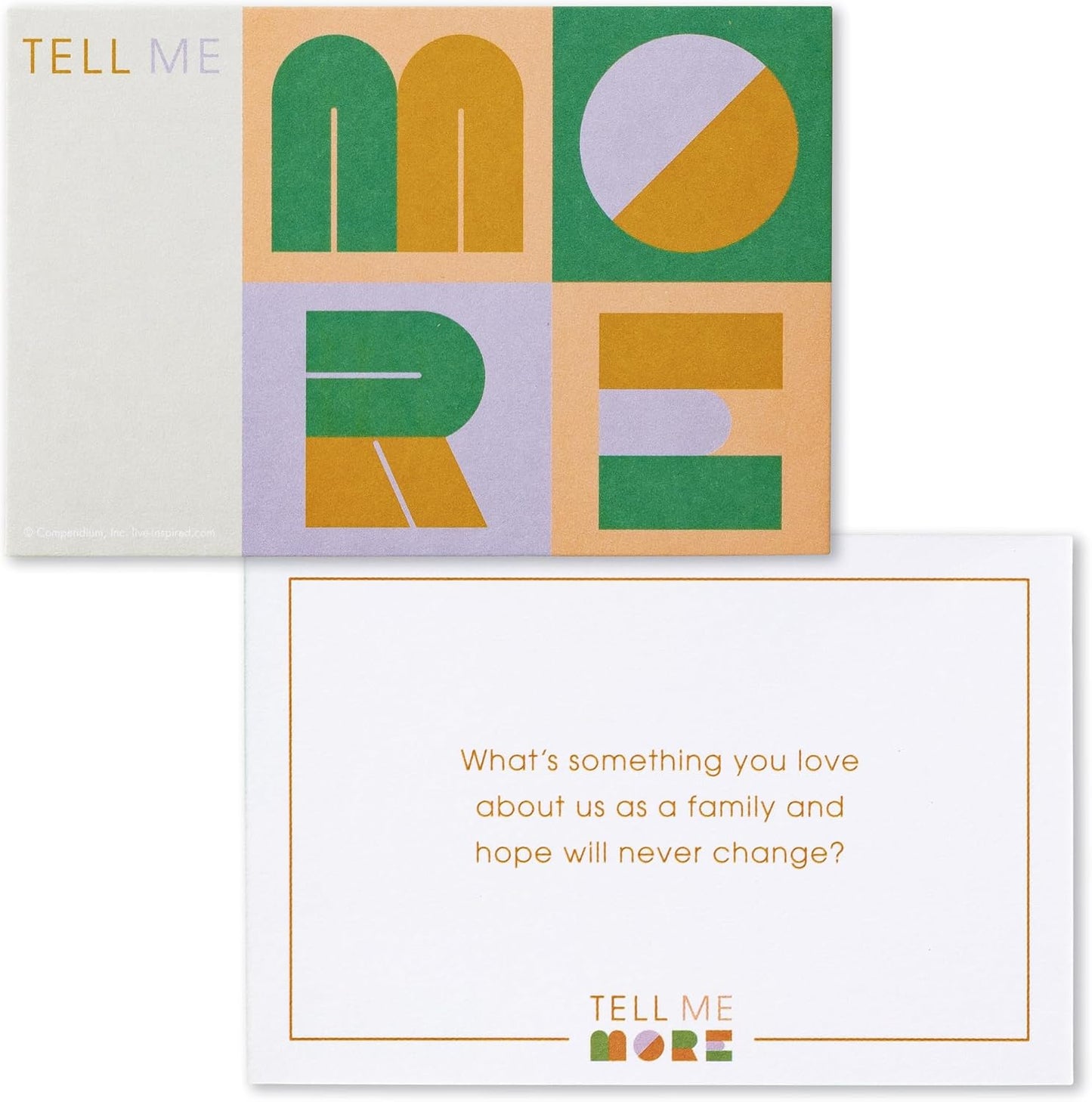 Tell Me More: A Conversation Starter Game of Questions to Deepen Connection