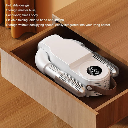 Asixxsix Shoe Dryer, Wall Mounted Foldable Boot Dryer with Timer Portable Automatic Constant Temperature for Travel Home