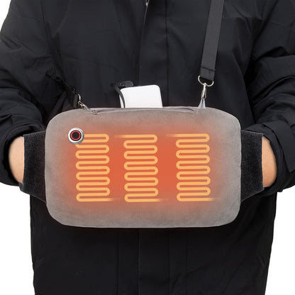 Hand Warmers Rechargeable, 10000mAh Electric Heated Gloves Portable Graphene Handwarmers Pouch with 3 Levels & Double-Sided Heating for Hunting Camping Golf Xmas Gifts for Women Men