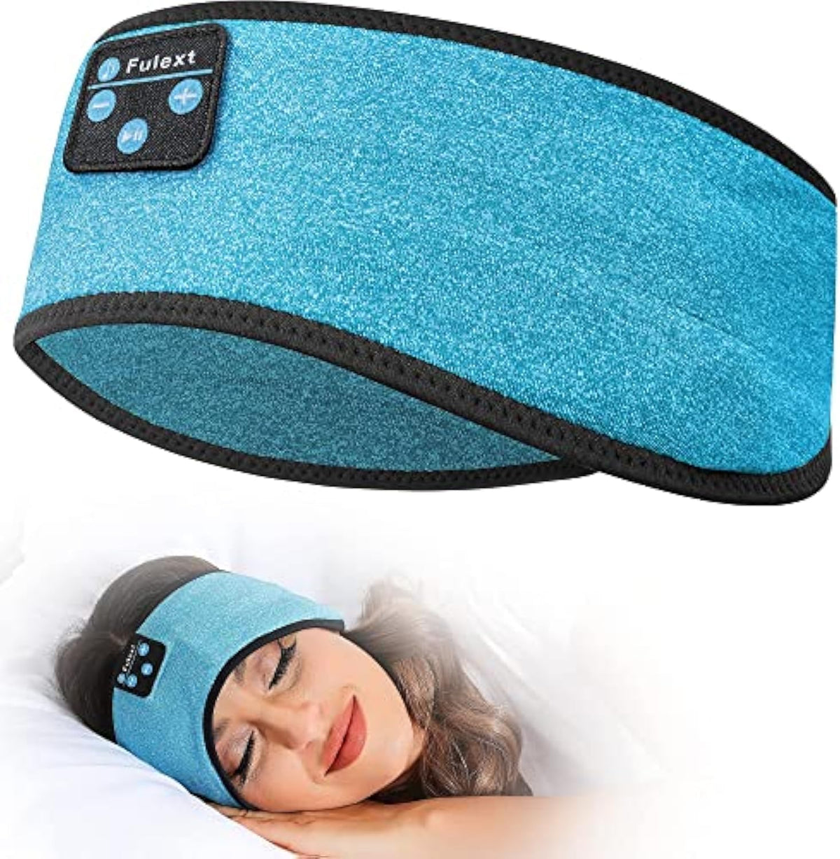 Sleep Headphones Headband, Bluetooth 5.4 Sleeping Headphones for Side Sleepers, Wireless Headband Headphones with Ultra-Thin Stereo Speakers for Sports, Workout, Travel, Meditation