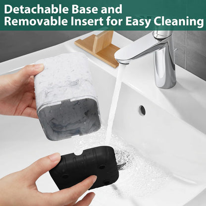 Boperzi Toothbrush Holders, Kids Toothbrush Holder with Drainage, Detachable Anti-Slip Electric Toothbrush Holder, Toothpaste Organizer Storage Caddy for Bathroom Countertop, Shower, Kitchen, Vanity