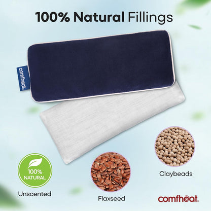 Lavender Weighted Eye Pillow for Yoga Relaxation FSA Eligible HSA